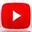 YouTube icon monochrome